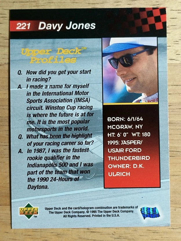 1995 Upper Deck #221 Davy Jones