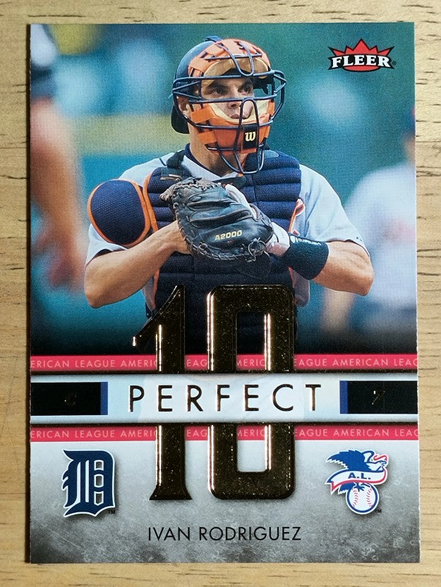 2007 Fleer Perfect 10 #IR Ivan Rodriguez