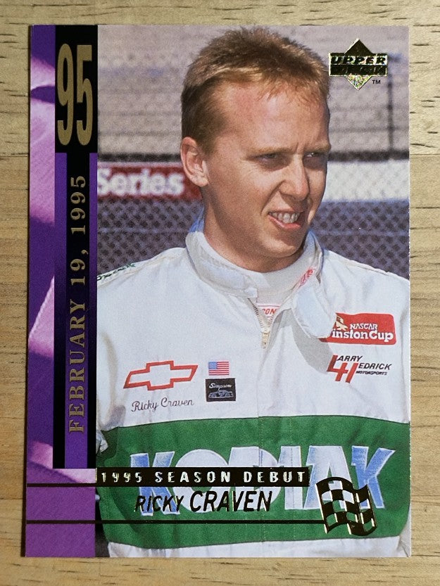1995 Upper Deck #258 Ricky Craven SD