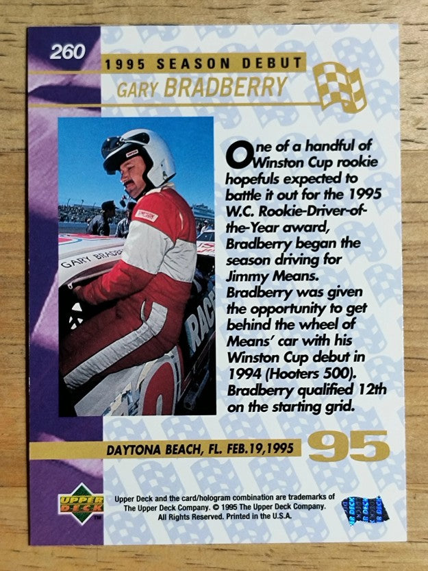 1995 Upper Deck #260 Gary Bradberry SD