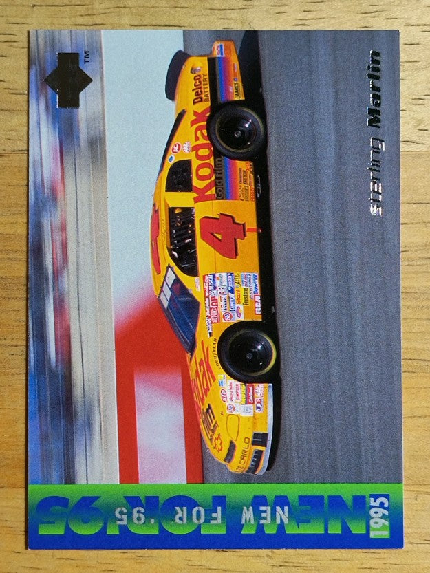 1995 Upper Deck #271 Sterling Marlin's Car