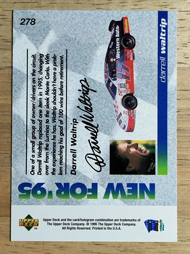 1995 Upper Deck #278 Darrell Waltrip's Car