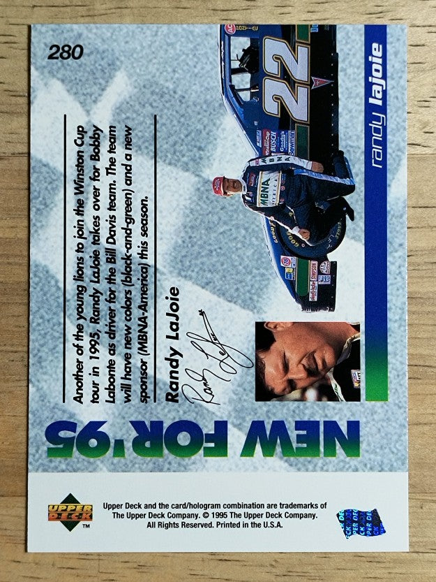 1995 Upper Deck #280 Randy LaJoie's Car