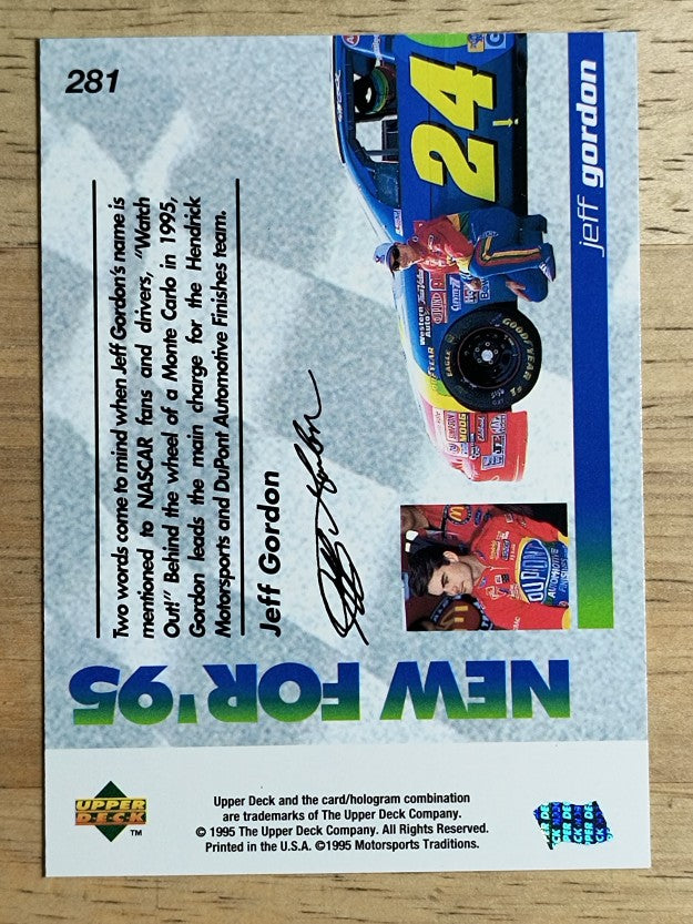 1995 Upper Deck #281 Jeff Gordon's Car