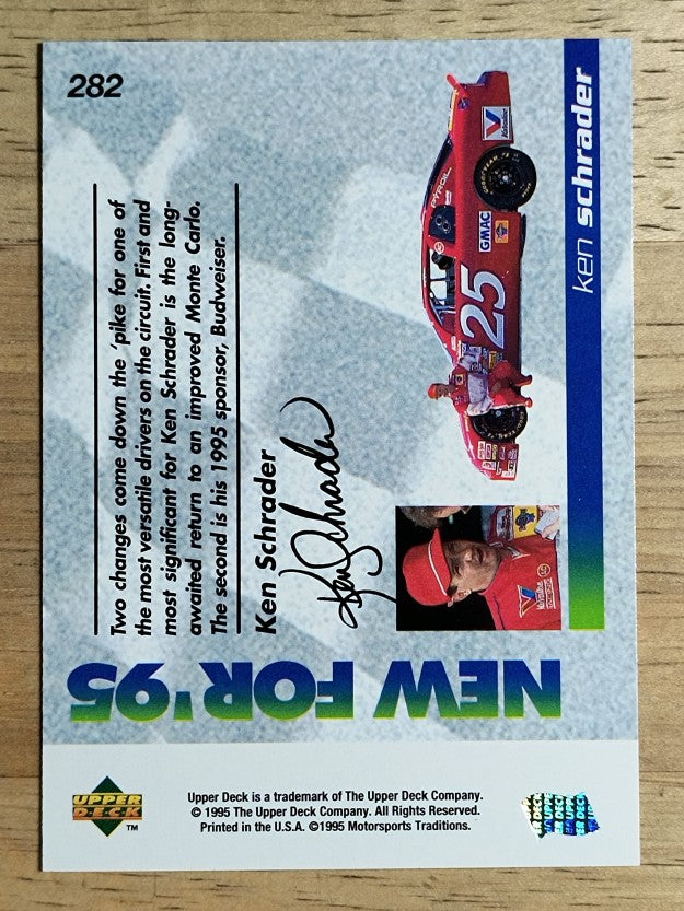 1995 Upper Deck #282 Ken Schrader's Car