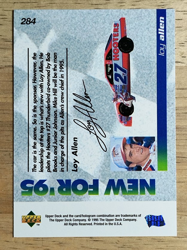 1995 Upper Deck #284 Loy Allen Jr.'s Car