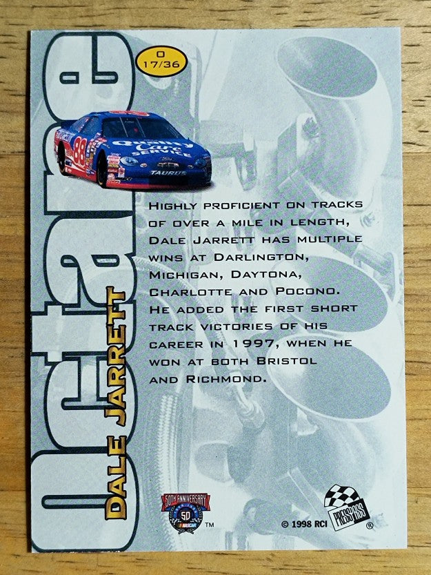 1998 Press Pass Stealth Octane #17 Dale Jarrett