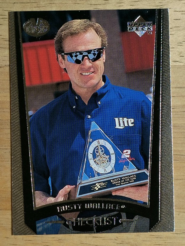 1999 Upper Deck Victory Circle #89 Rusty Wallace CL