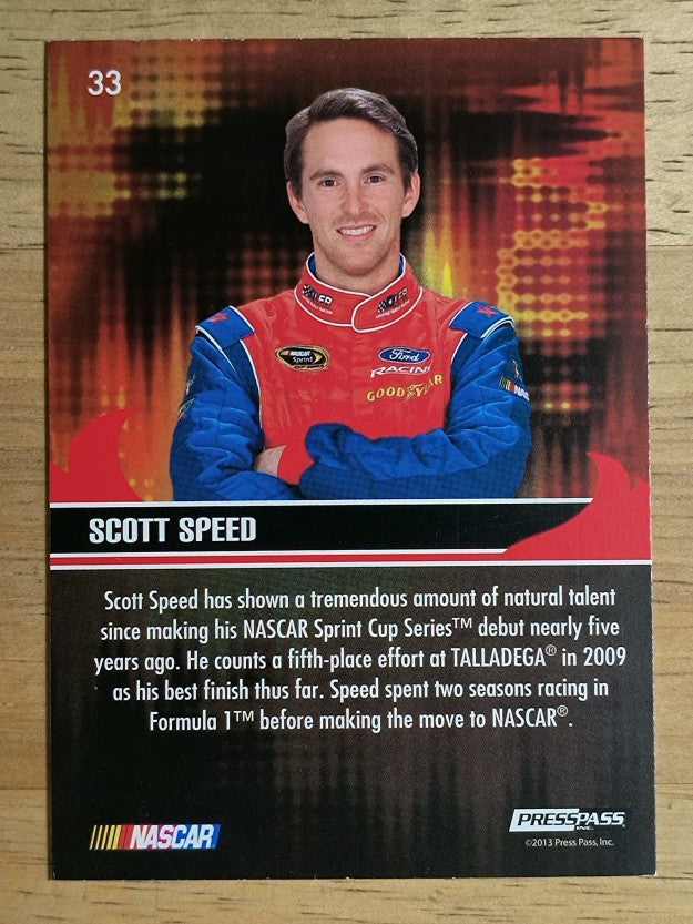 2013 Press Pass Ignite #33 Scott Speed