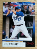 2004 Leaf Press Proofs Red #278 Mike Sweeney TC
