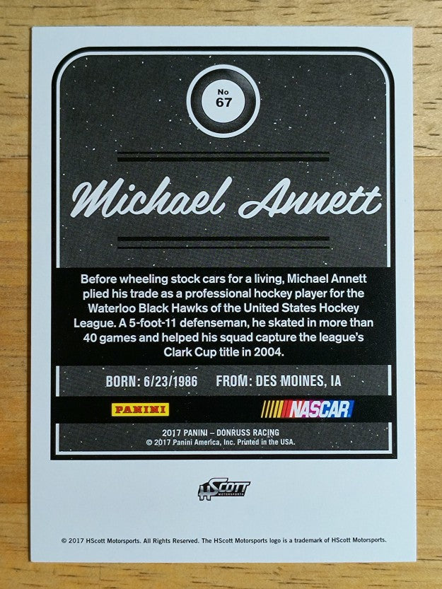 2017 Donruss #67 Michael Annett