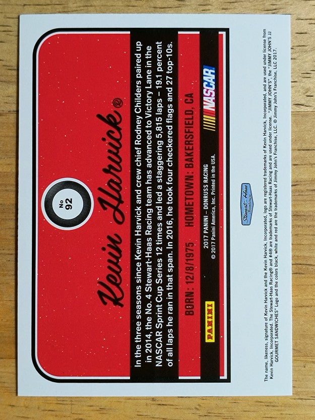 2017 Donruss #92 Kevin Harvick