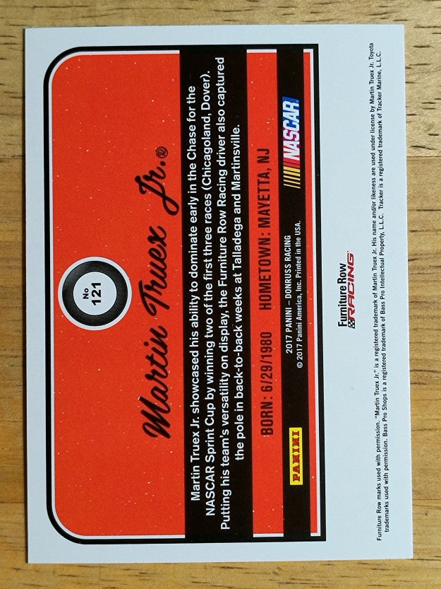 2017 Donruss #121 Martin Truex Jr.