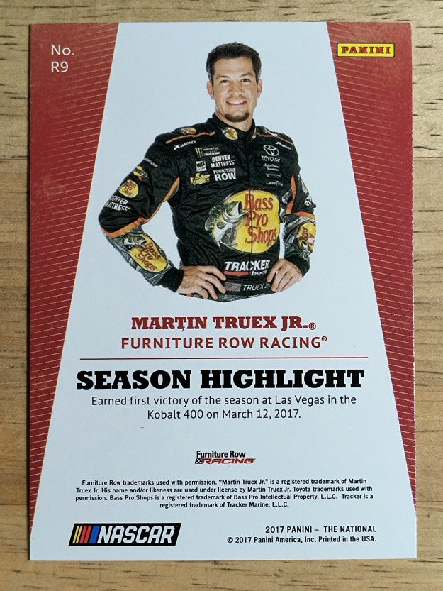2017 Panini National Convention #R9 Martin Truex Jr.