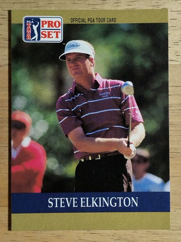 1990 Pro Set #10 Steve Elkington RC