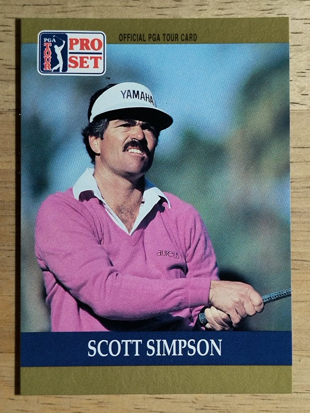 1990 Pro Set #12 Scott Simpson