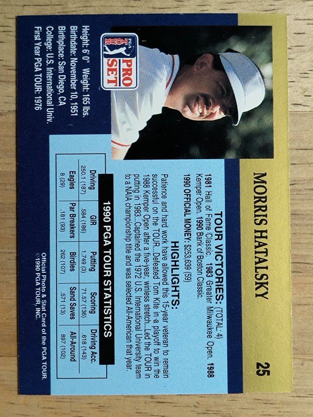 1990 Pro Set #25 Morris Hatalsky RC