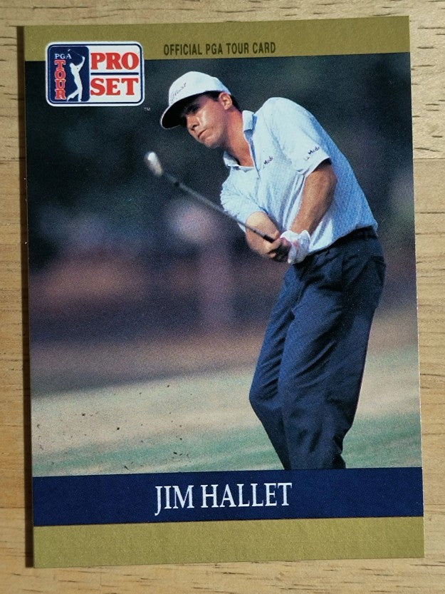 1990 Pro Set #37 Jim Hallet RC