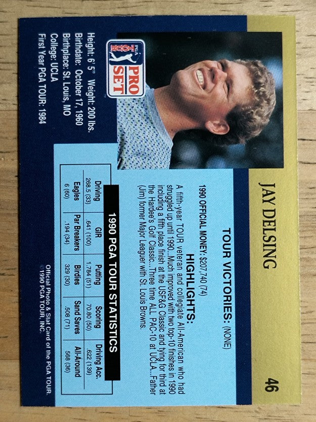 1990 Pro Set #46 Jay Delsing RC