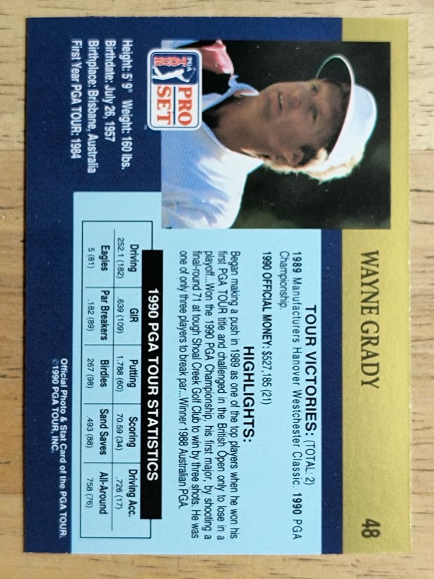 1990 Pro Set #48 Wayne Grady RC