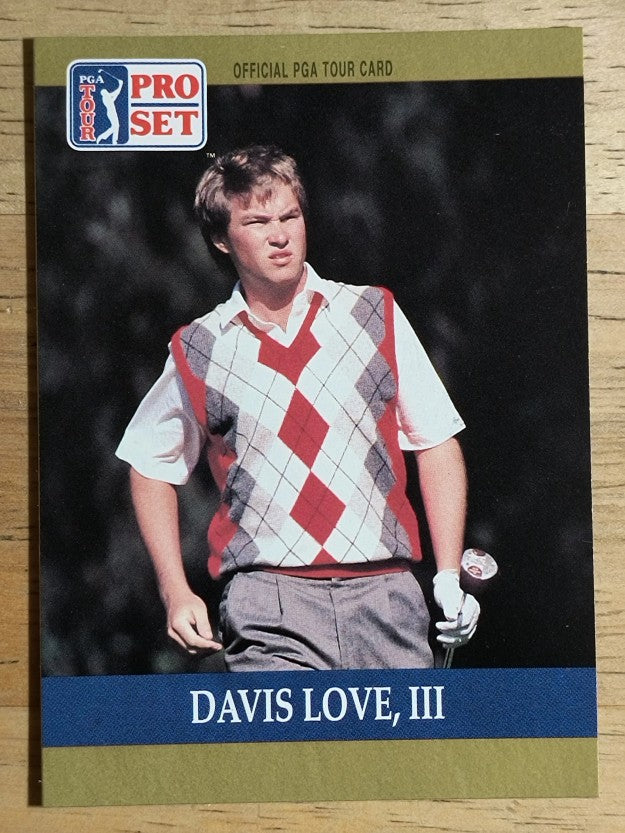1990 Pro Set #56 Davis Love III RC