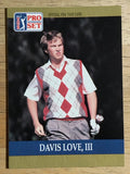 1990 Pro Set #56 Davis Love III RC