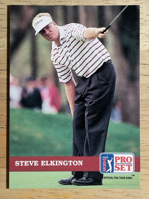 1992 Pro Set #31 Steve Elkington