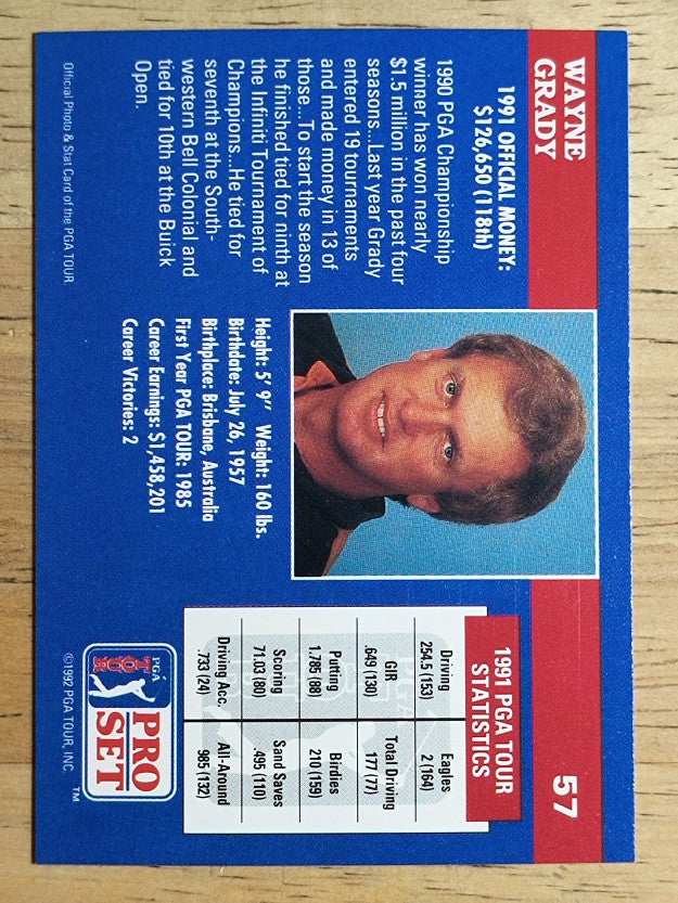 1992 Pro Set #57 Wayne Grady