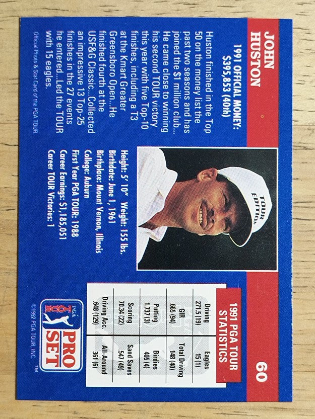 1992 Pro Set #60 John Huston