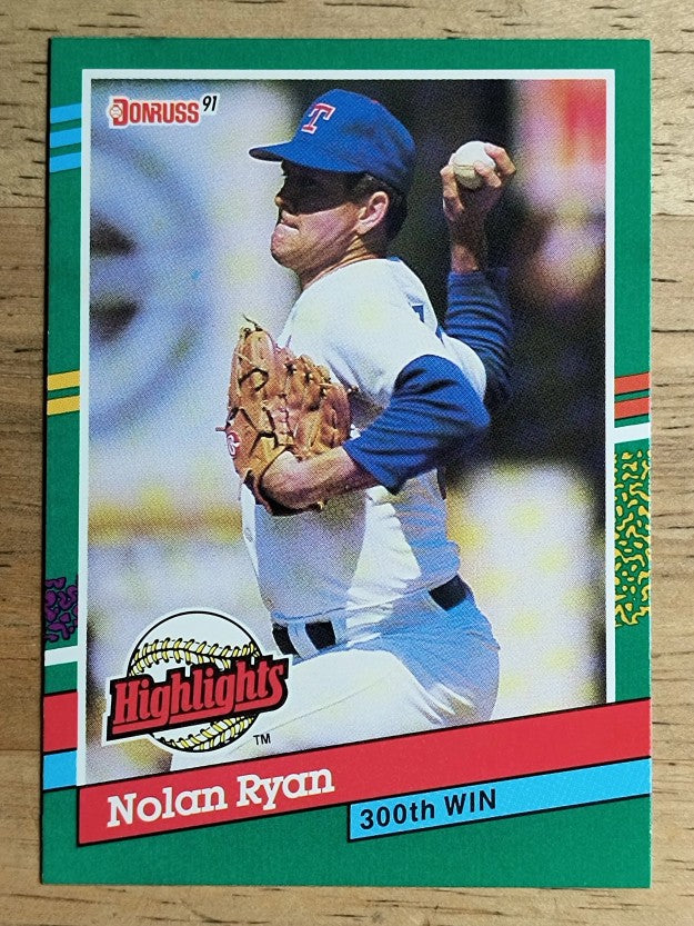 1991 Donruss Bonus Cards #BC15 Nolan Ryan 300W