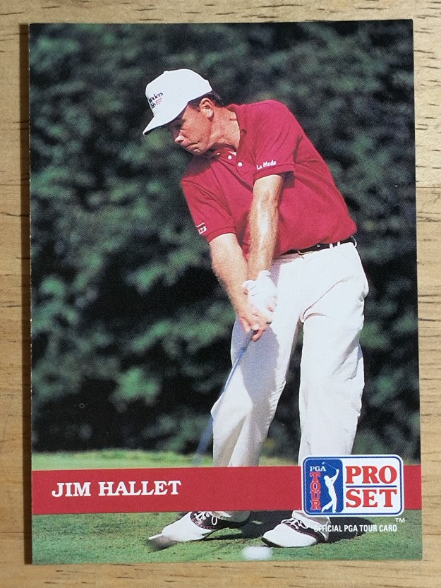 1992 Pro Set #73 Jim Hallet