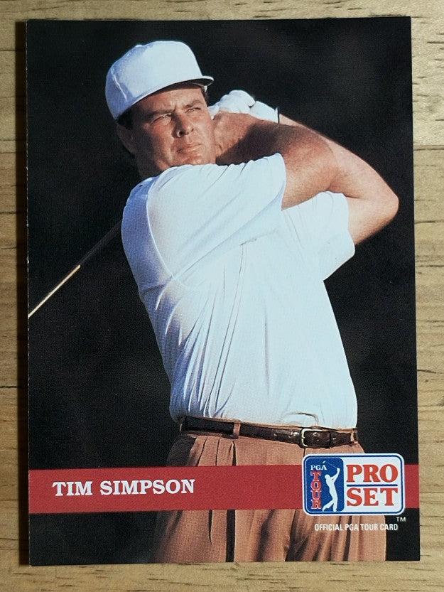 1992 Pro Set #80 Tim Simpson