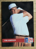 1992 Pro Set #80 Tim Simpson
