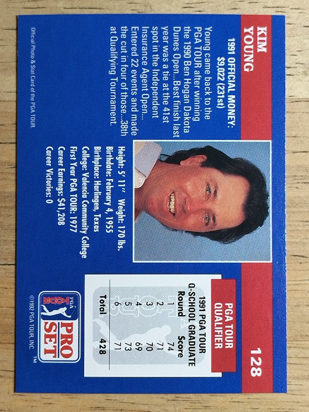 1992 Pro Set #128 Kim Young