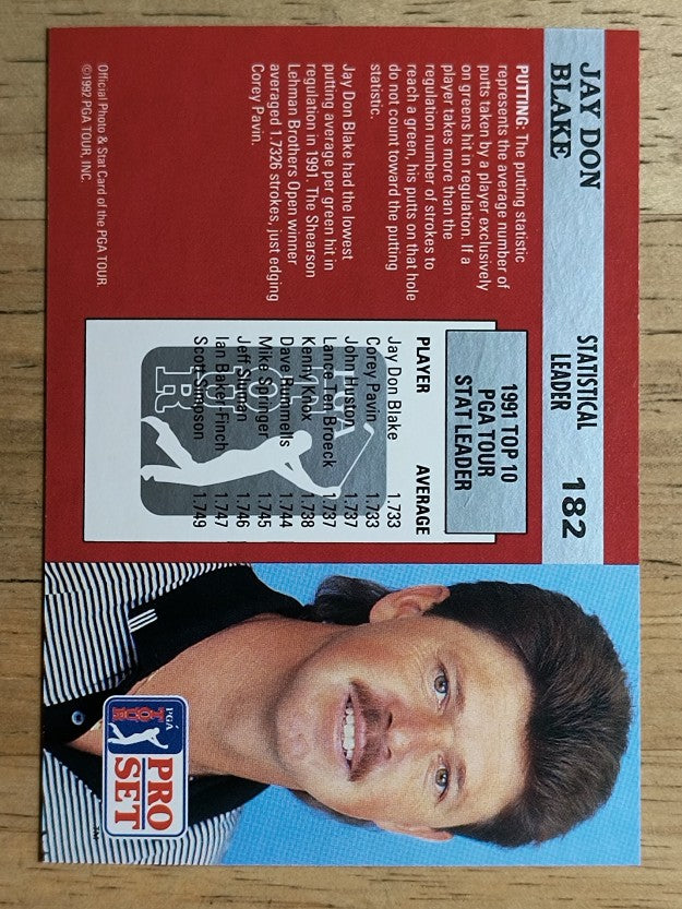 1992 Pro Set #182 Jay Don Blake SL