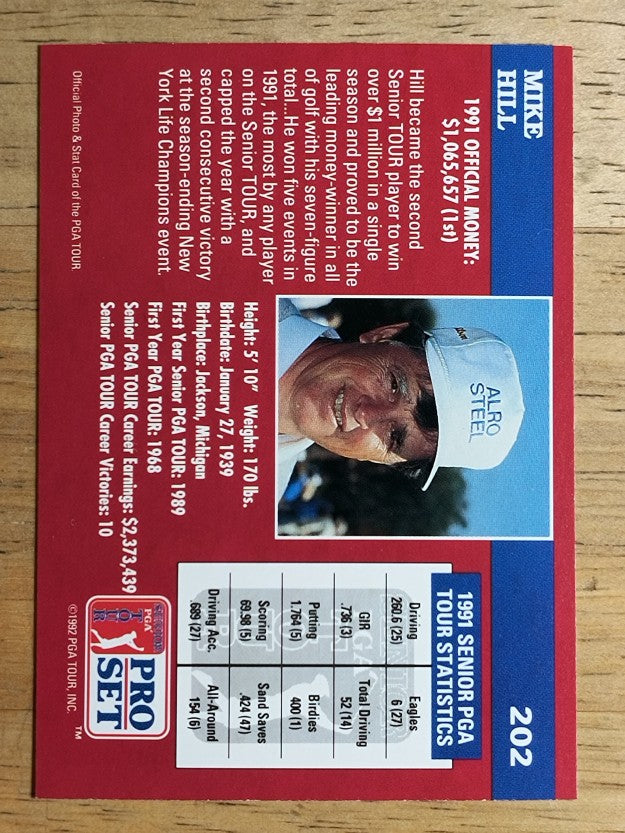 1992 Pro Set #202 Mike Hill