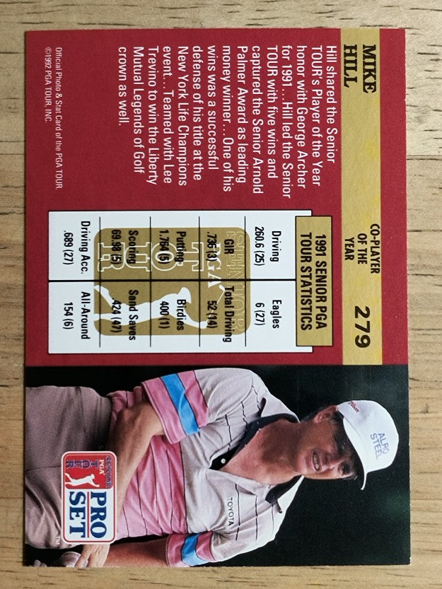 1992 Pro Set #279 Mike Hill POY