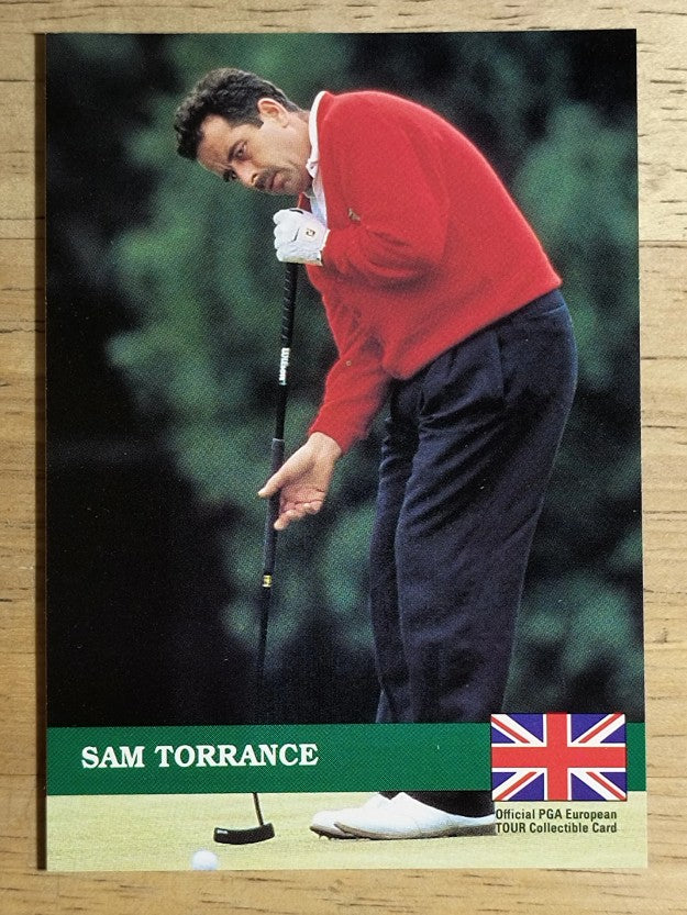 1992 Pro Set #E5 Sam Torrance RC