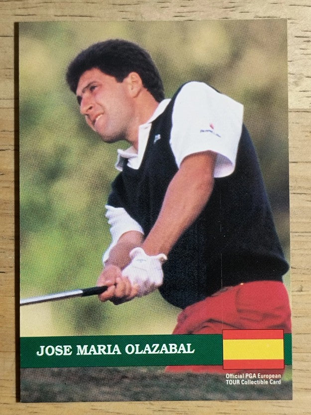 1992 Pro Set #E9 Jose Maria Olazabal RC