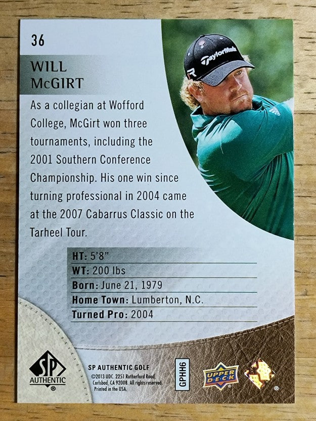 2014 SP Authentic #36 Will McGirt