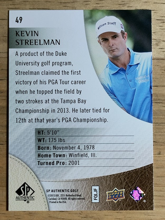 2014 SP Authentic #49 Kevin Streelman