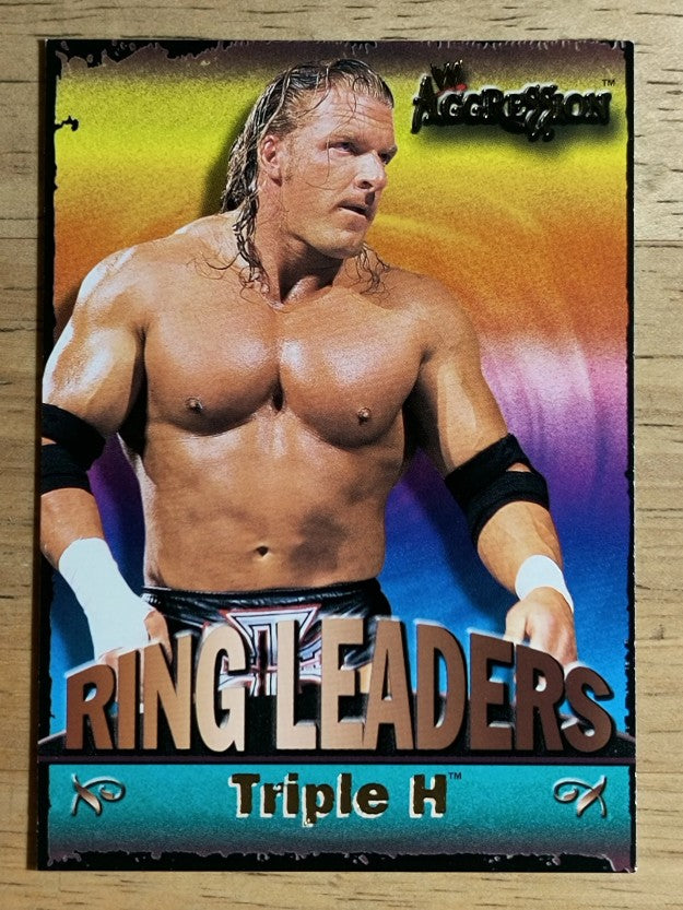 2003 Fleer WWE Aggression Ring Leaders #1 Triple H (NM)