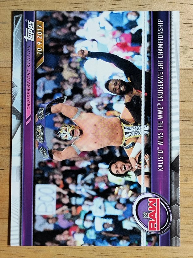 2019 Topps WWE Road to WrestleMania #42 Kalisto