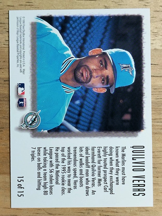 1996 Fleer Rookie Sensations #15 Quilvio Veras