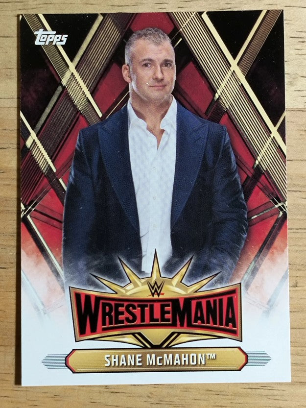 2019 Topps WWE Road to WrestleMania WrestleMania 35 Roster #WM16 Shane McMahon
