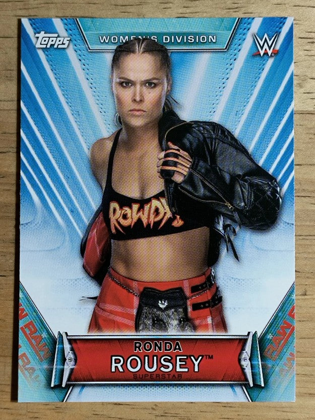 2019 Topps WWE Women's Division #11 Ronda Rousey