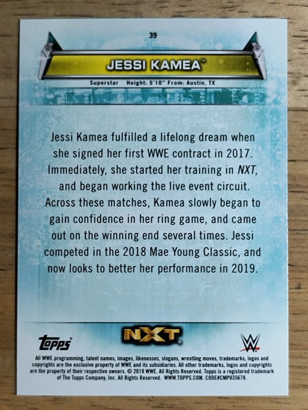 2019 Topps WWE Women's Division #39 Jessi Kamea RC