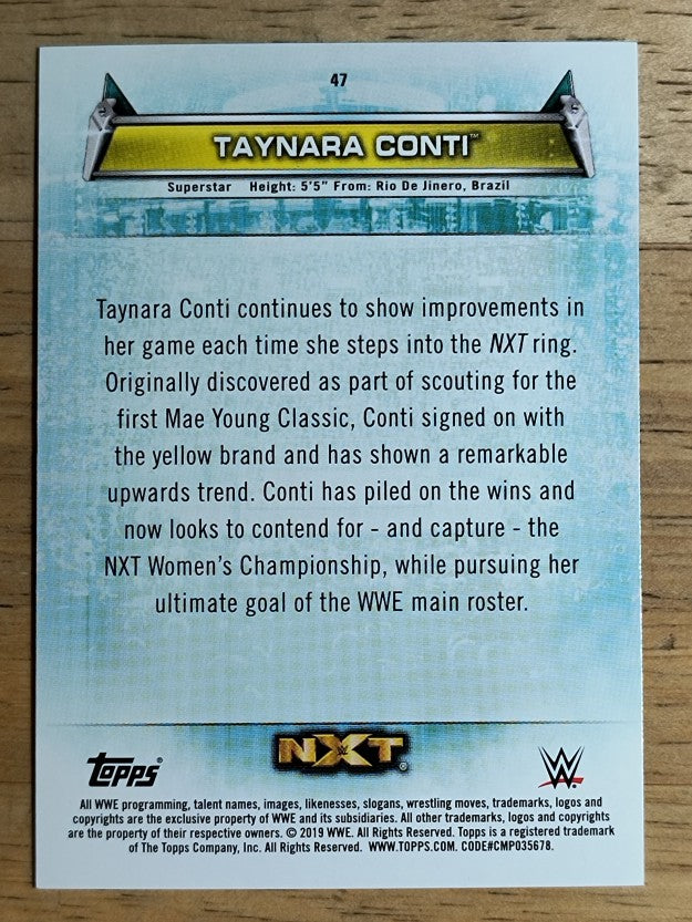2019 Topps WWE Women's Division #47 Taynara Conti