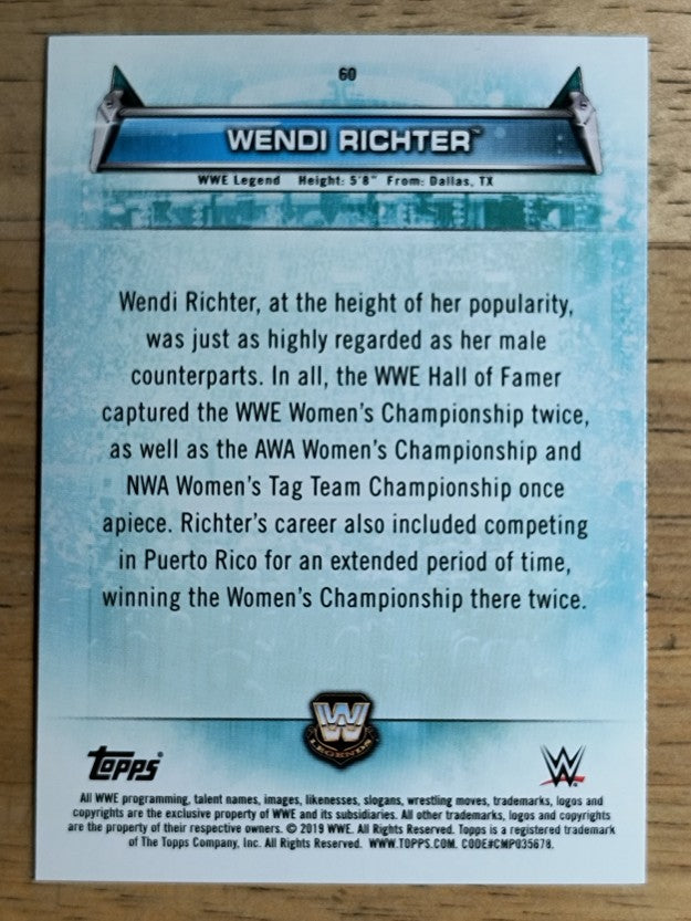 2019 Topps WWE Women's Division #60 Wendi Richter