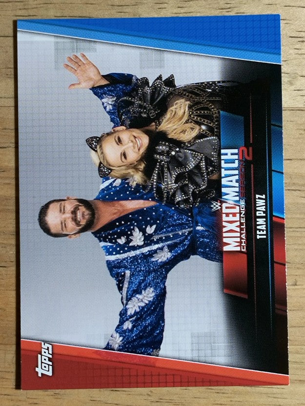 2019 Topps WWE Women's Division Mixed Match Challenge Season 2 #MMC5 Team Pawz